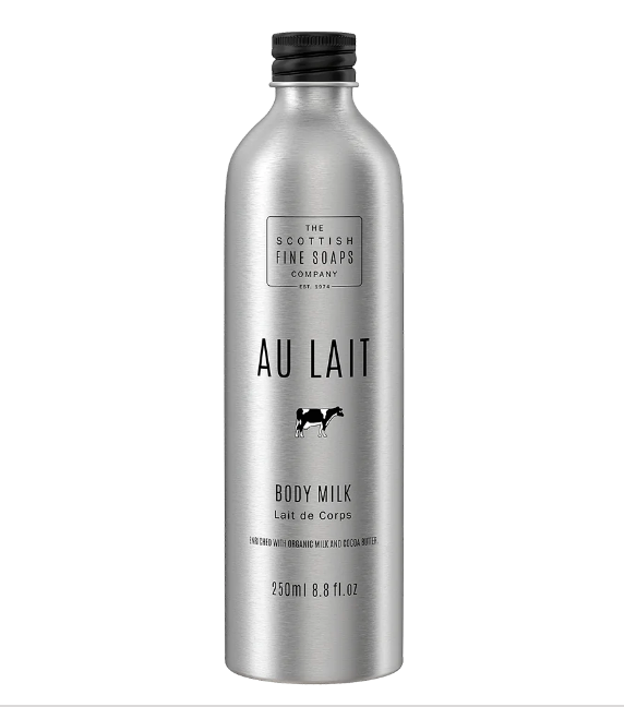 Au Lait Body Milk 250ml Aluminium Bottle