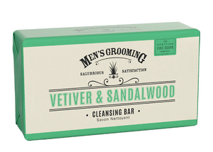 Vetiver & Sandlewood Cleansing Body Bar 220g wrapped
