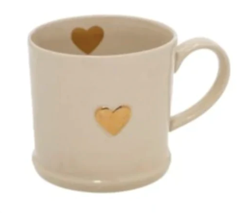 Heart Mug Gold