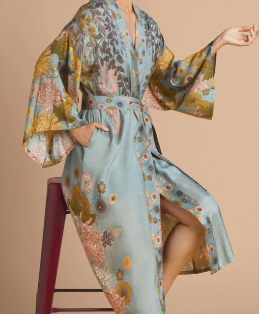 Wisteria Kimono Gown