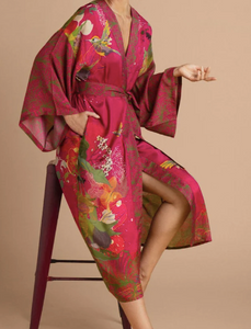 Hummingbird Kimono Gown
