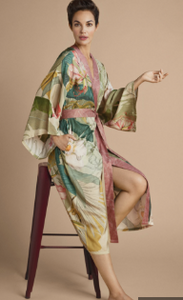 Delicate Tropics Kimono Gown